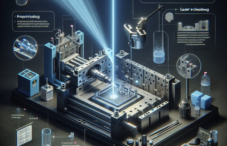 Laserreinigung von Spritzgussformen für die Elektronikindustrie